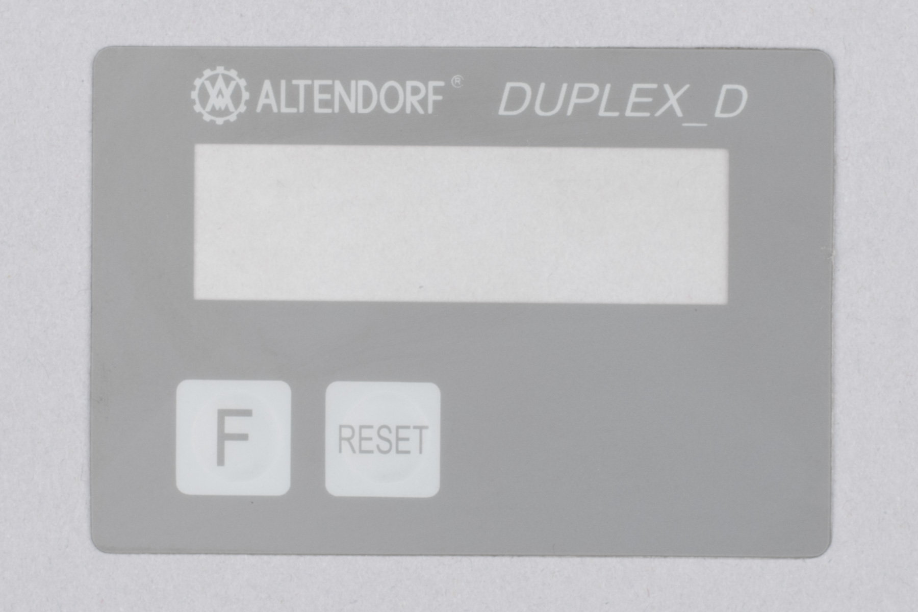 Folie für Digitalanzeige DUPLEX D
