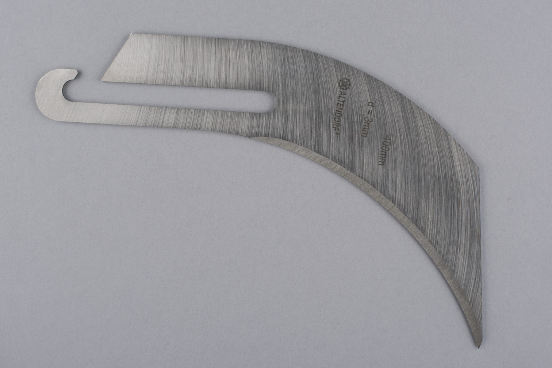 Spaltkeil 300 verkürzt, mit Schlaufe-2,5 mm