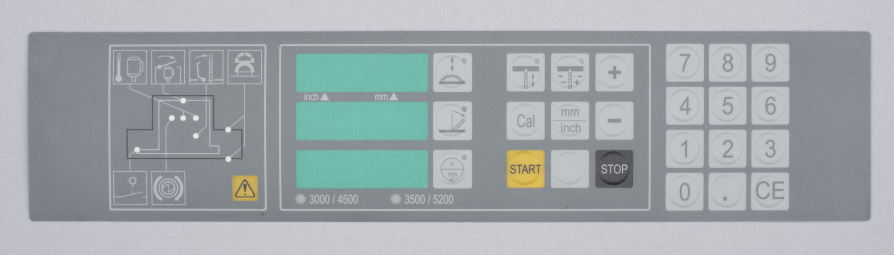 Folie Combi 2001 mit elektronisch verstellbarer Drehzahl