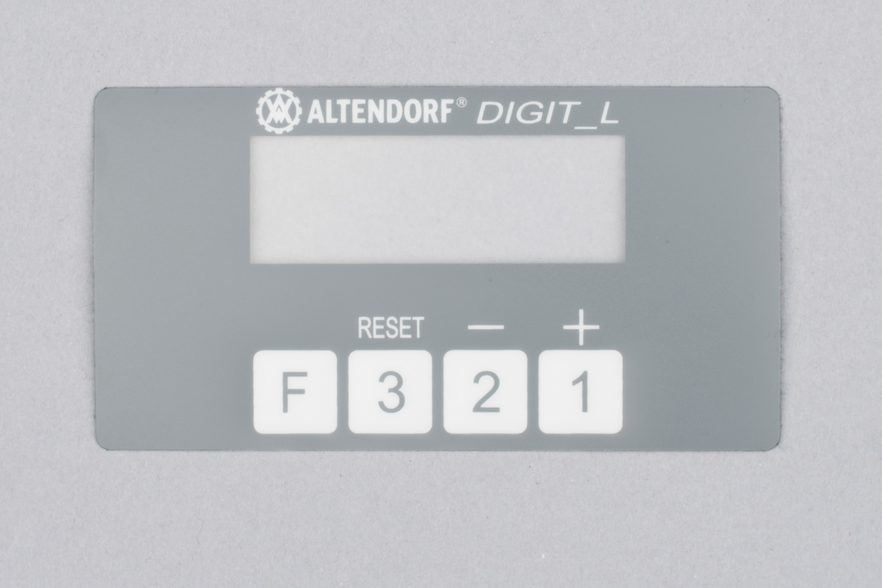 Folie für Digitalanzeige Winkelanschlag